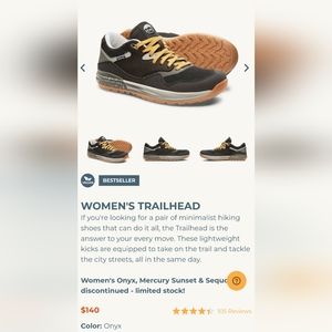 Lems Trailhead shoe women's size 8